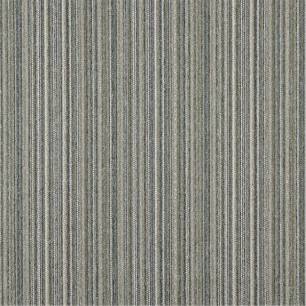 Finefabrics 54 in. Wide Blue, Green And Ivory, Vertical Striped Country Style Upholstery Fabric FI59962 - main